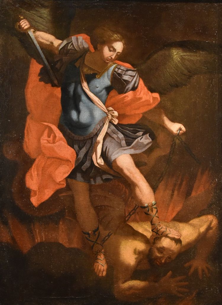 Saint Michael The Archangel, Guido Reni (1575 - 1642) Circle Of