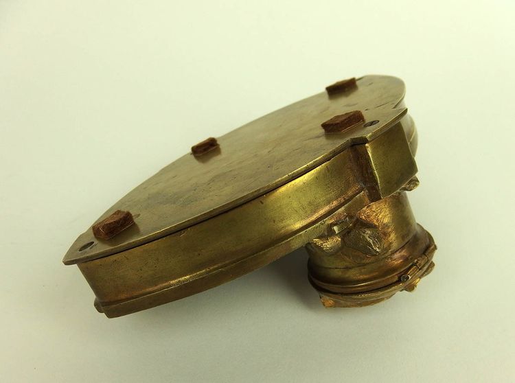 Bronze inkwell by Albert Marionnet