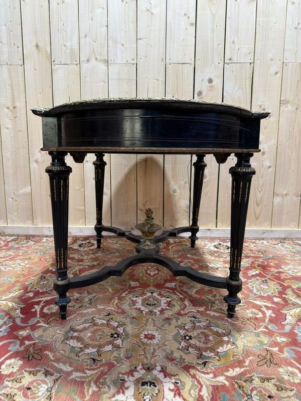 Bureau - Consile d'entrée époque Napoléon III en bois noirci 