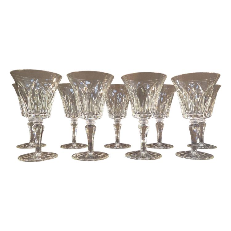 CRISTAL de SAINT-LOUIS 9 Wassergläser Modell CAMARGUE 17,3 cm