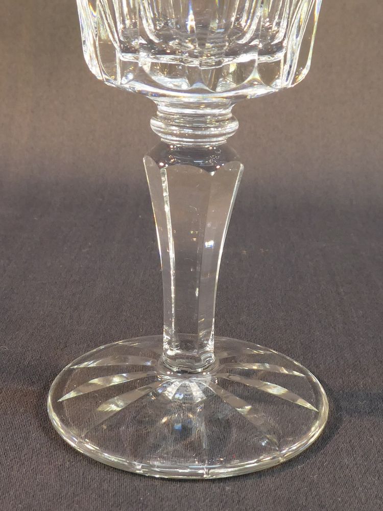 CRISTAL de SAINT-LOUIS 10 CAMARGUE model wine glasses 13.4 cm