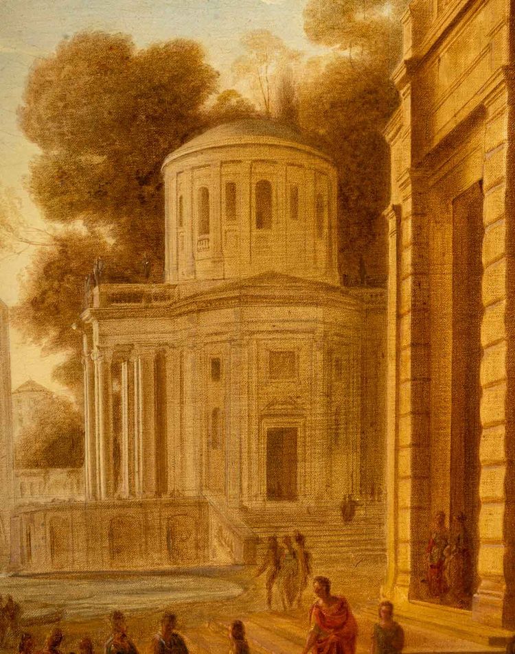 19th Century French School After Claude Gellée dit Le Lorrain The Disembarkation of Cleopatra