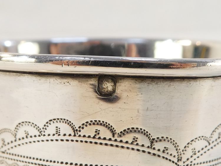 Serviettenring aus massivem Silber aus dem 19. Jahrhundert von LADOUCETTE und GAVARD