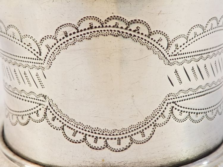Serviettenring aus massivem Silber aus dem 19. Jahrhundert von LADOUCETTE und GAVARD