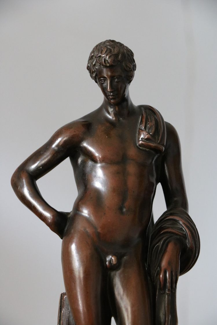 Paire de sculptures en bronze