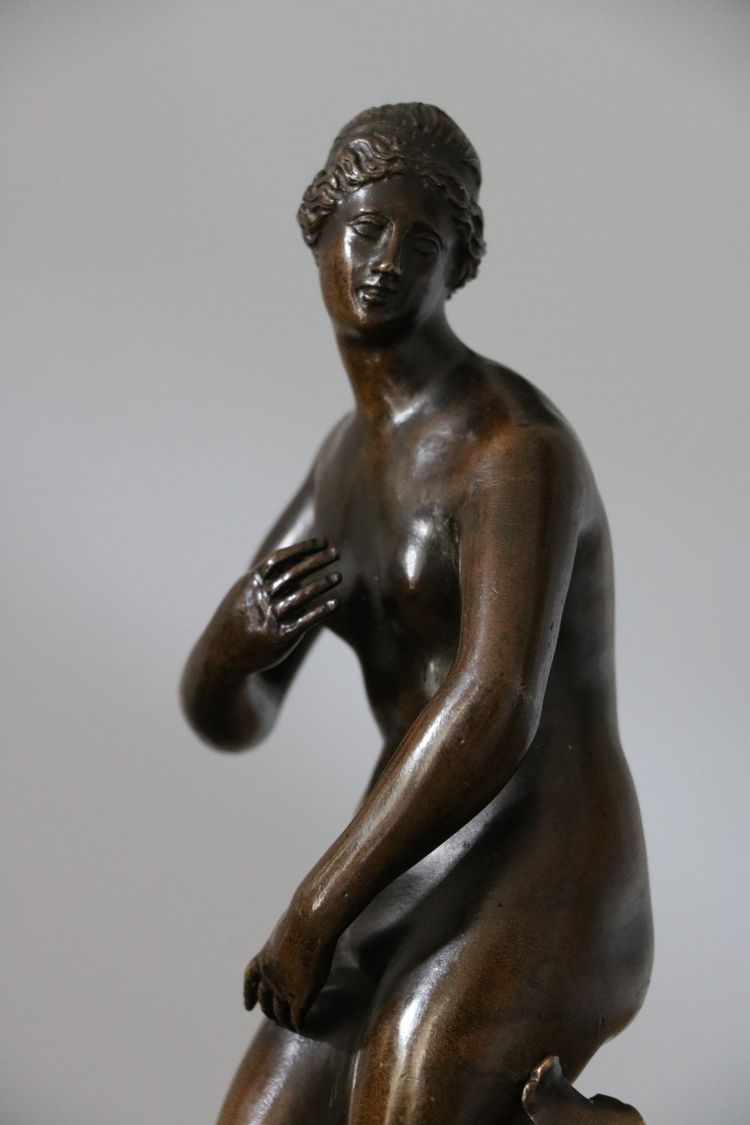 Paire de sculptures en bronze