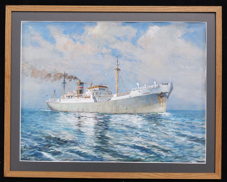 Albert BRENET zugeschrieben, Die Fracht von Le Crozon