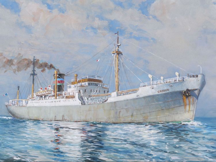 Albert BRENET zugeschrieben, Die Fracht von Le Crozon