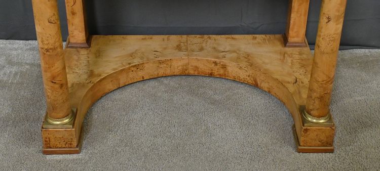 Coiffeuse en placage de Loupe d’Orme, époque Empire – Début XIXe