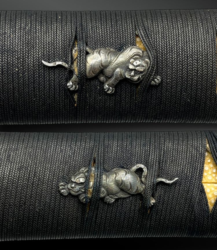 SABER called Wakizashi signed Echigo no kami Kanesada in shirasaya with koshirae - Japan - 17th century