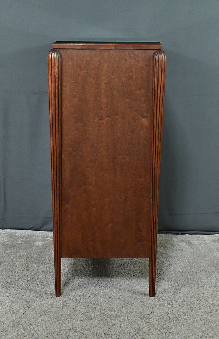 Cabinet en Acajou et Palissandre, Art Déco, goût J.Leleu – 1930