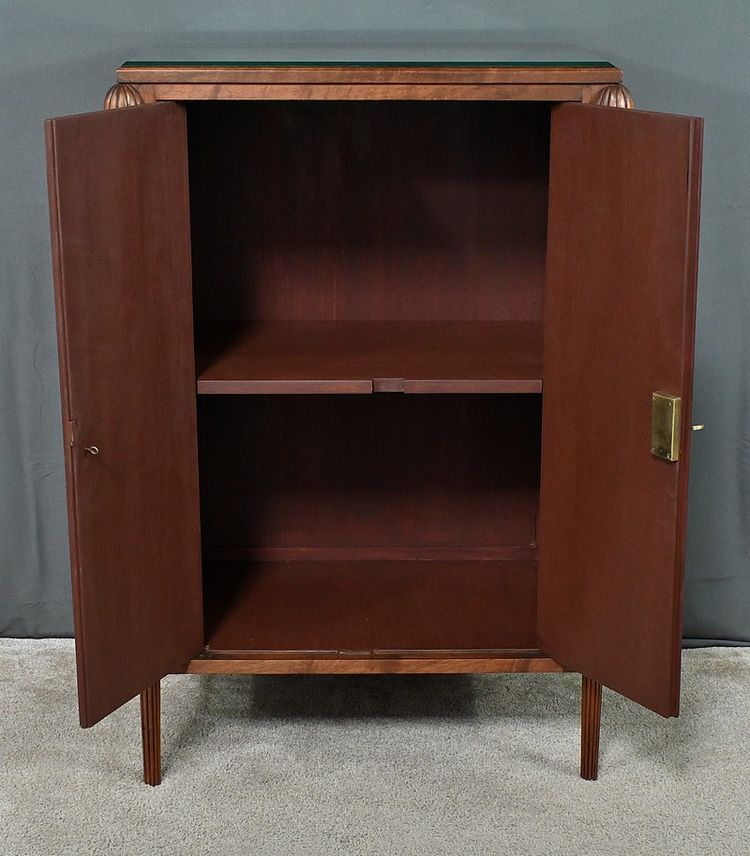 Cabinet en Acajou et Palissandre, Art Déco, goût J.Leleu – 1930
