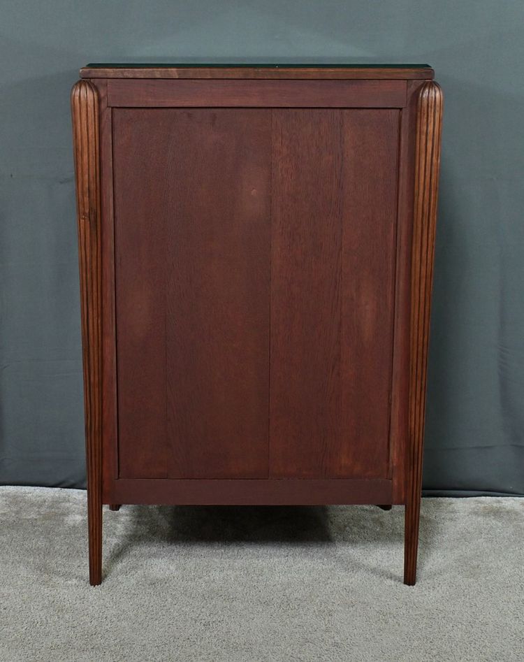 Cabinet en Acajou et Palissandre, Art Déco, goût J.Leleu – 1930