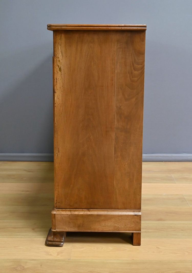 Solid walnut sideboard, Louis-Philippe style – 1900