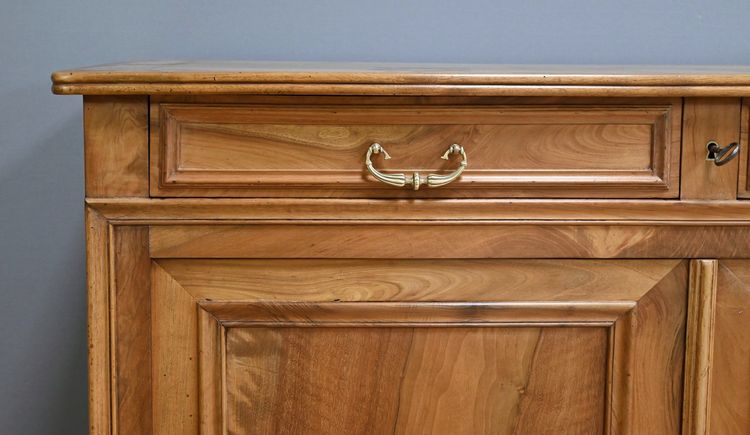 Solid walnut sideboard, Louis-Philippe style – 1900