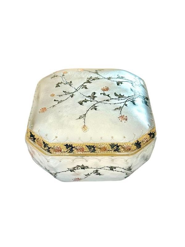 Daum Art Nouveau "With Thistles" Candy Box