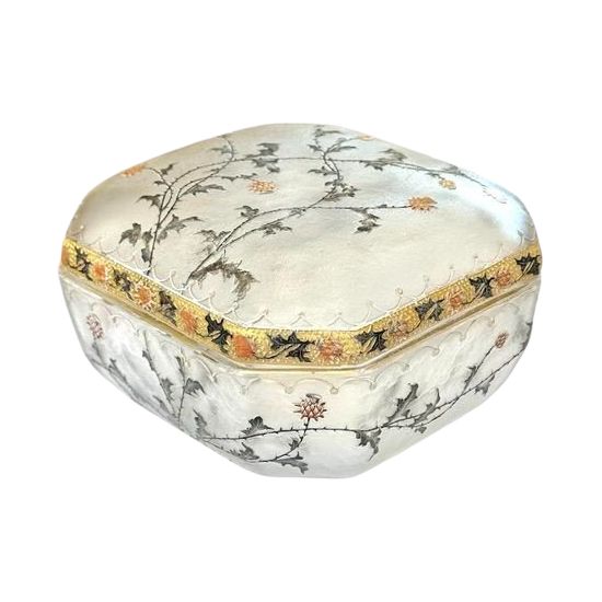 Daum Art Nouveau "With Thistles" Candy Box