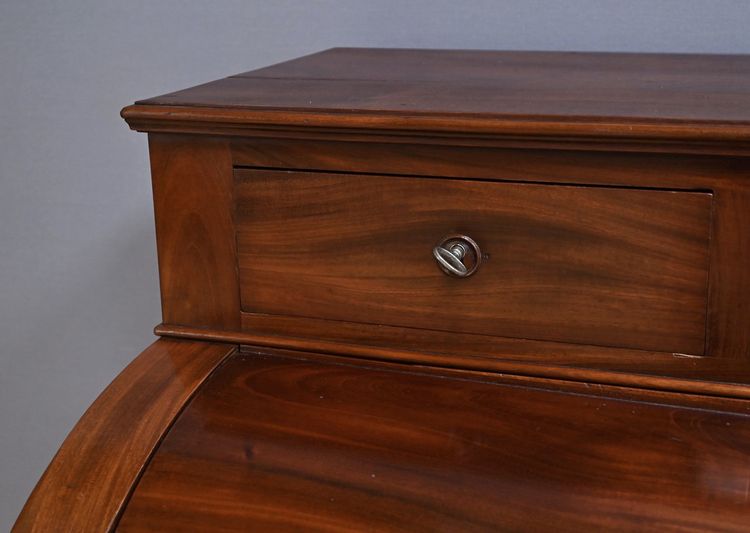 Bureau à Cylindre en Acajou, époque Restauration – 1ère partie XIXe