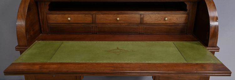 Bureau à Cylindre en Acajou, époque Restauration – 1ère partie XIXe