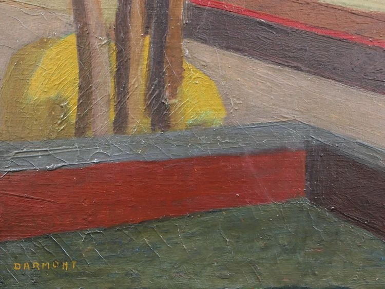 DARMONT, Synthetische Landschaft: Kais an einem Fluss