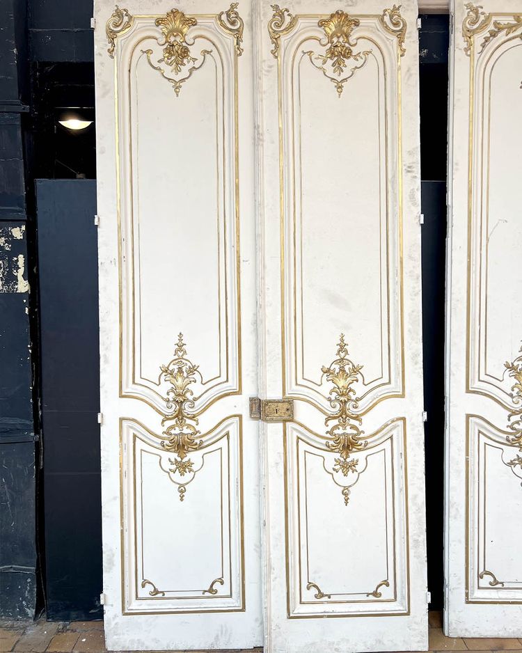 Set di porte doppie in stile Luigi XVI