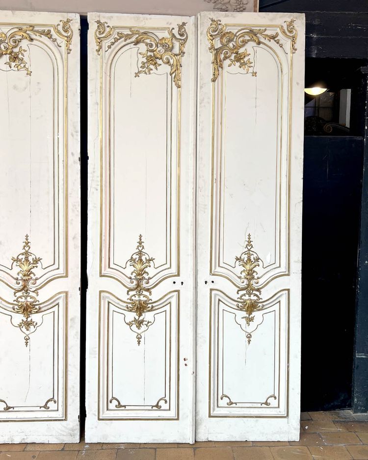 Set di porte doppie in stile Luigi XVI
