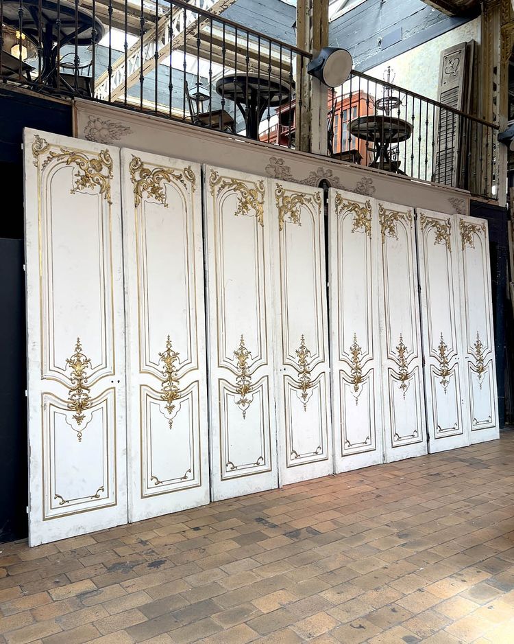 Set di porte doppie in stile Luigi XVI