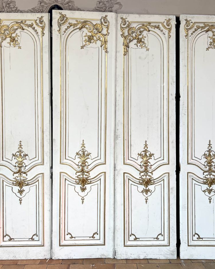 Set di porte doppie in stile Luigi XVI