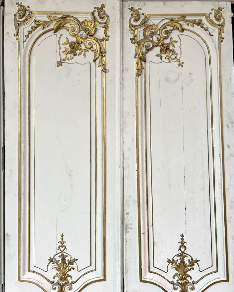 Set di porte doppie in stile Luigi XVI