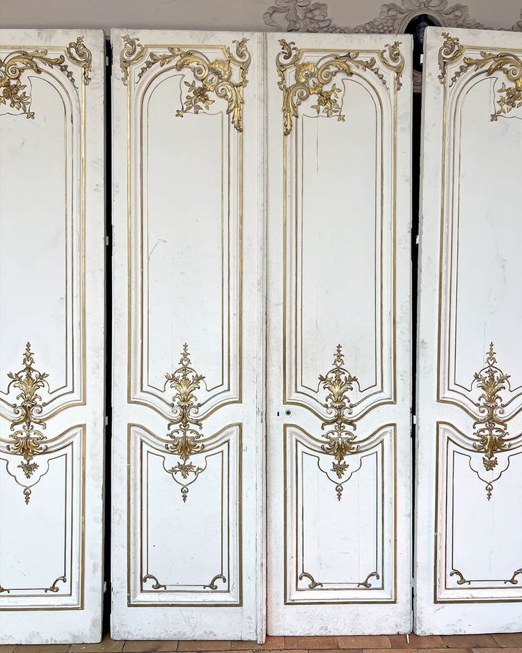 Set di porte doppie in stile Luigi XVI