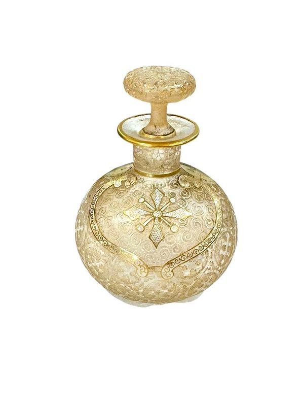 Daum Nancy Miniature Bottle "Lake Landscape"