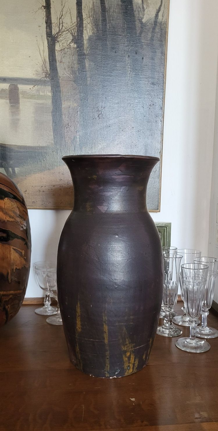 Vase en grès de Lucien Arnaud 1920's