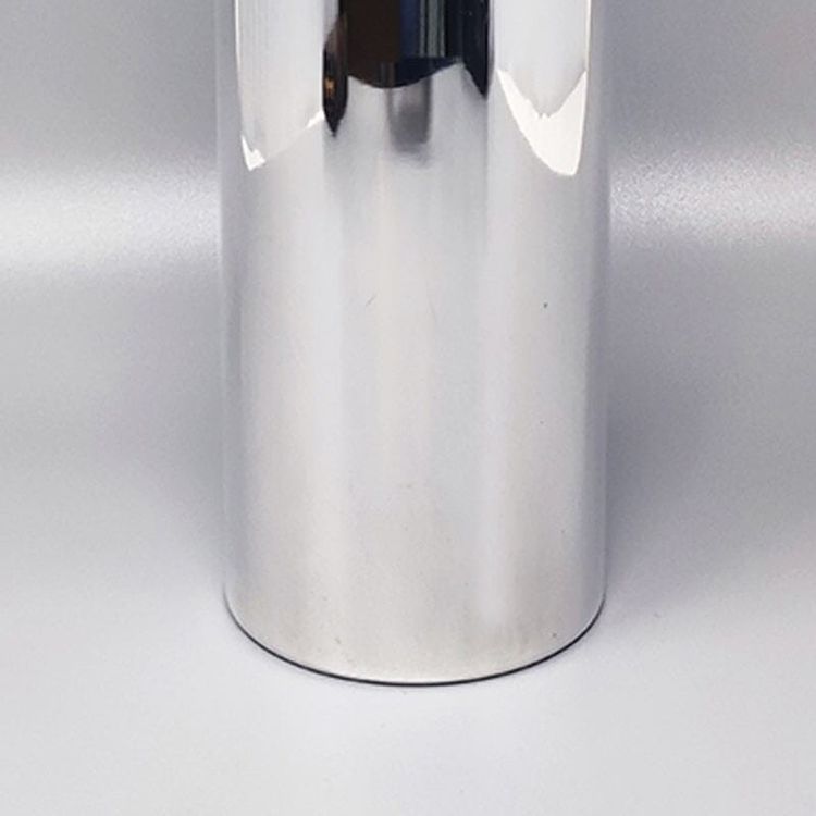 1960s Gorgeous Cocktail Shaker in Silver Plated by P.M. Made in Italy