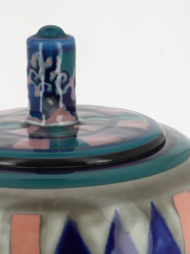 Camille Tharaud & Henri Rapin, Lidded Vase, Art Deco Ceramic