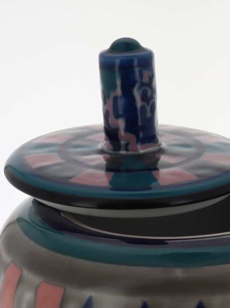 Camille Tharaud & Henri Rapin, Lidded Vase, Art Deco Ceramic