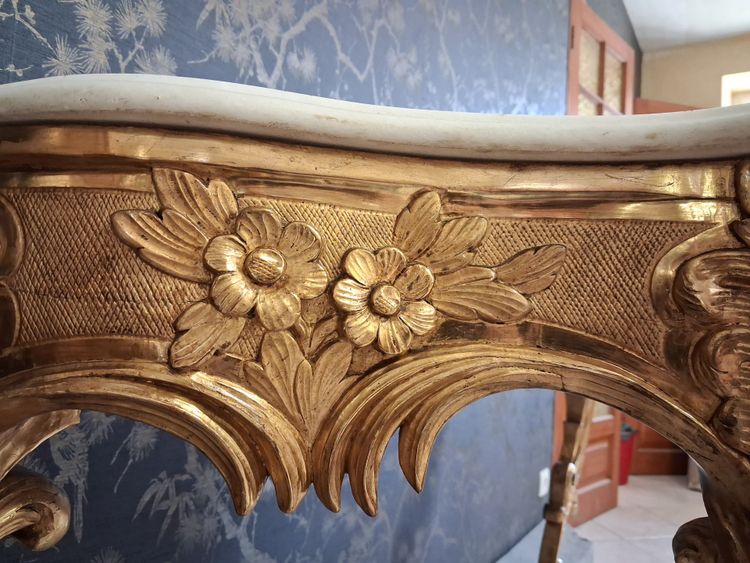 Console 4 pieds époque Napoléon III  