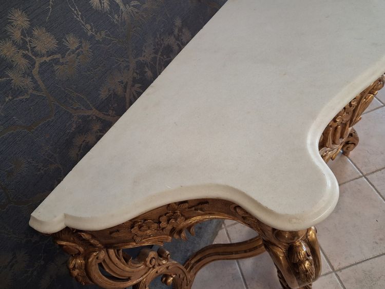 Console 4 pieds époque Napoléon III  