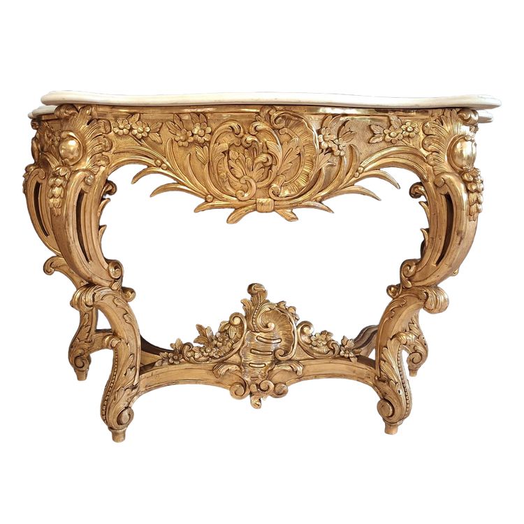 Console 4 pieds époque Napoléon III  