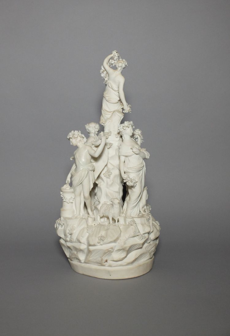 Allegorical group in biscuit - Paris, circa 1800