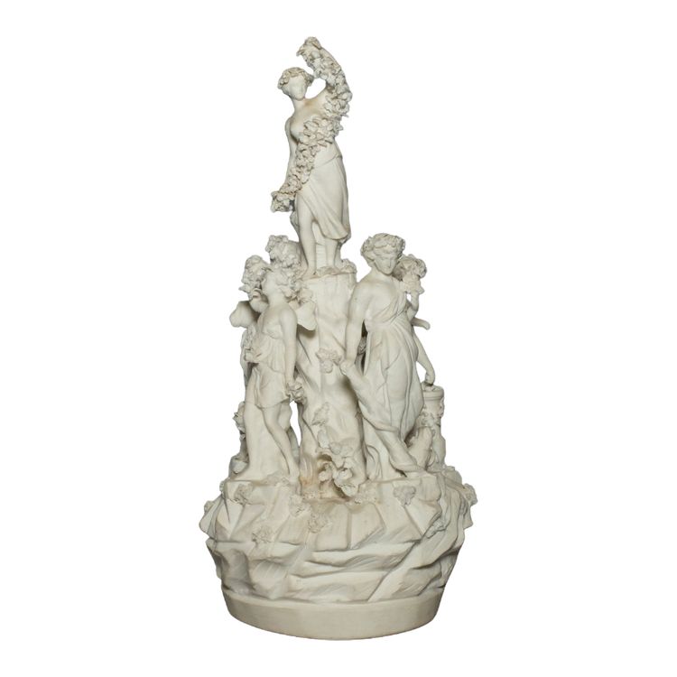Allegorical group in biscuit - Paris, circa 1800