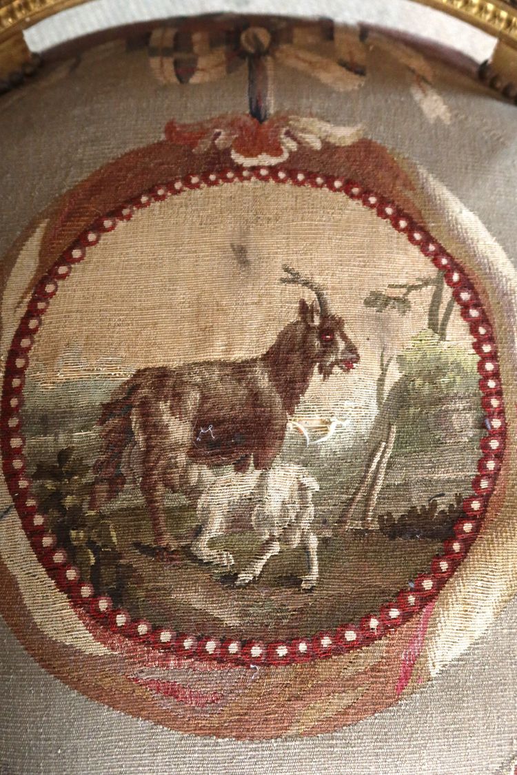 Coppia di poltrone Luigi XVI, XIX secolo