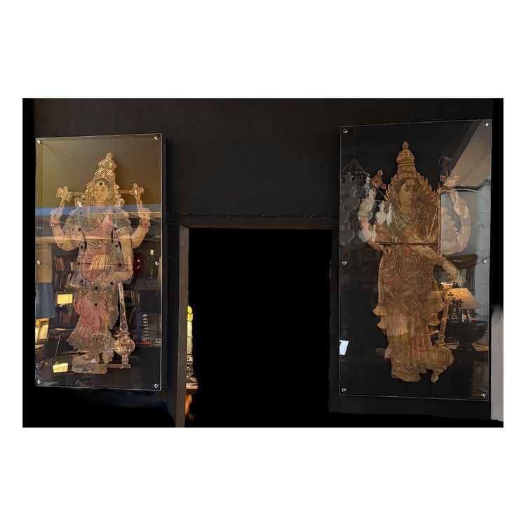 Paire  Figures Divines Hindoues – Inde, XIXe / début XXe  siècle