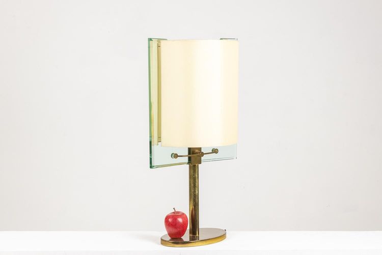 Nathalie Grenon for Fontana Arte, Modernist lamp circa 1940-50.LS6475