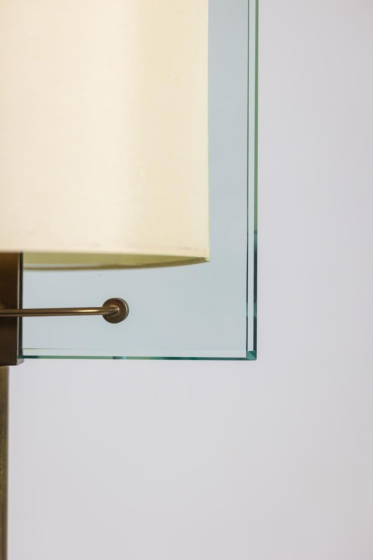Nathalie Grenon for Fontana Arte, Modernist lamp circa 1940-50.LS6475