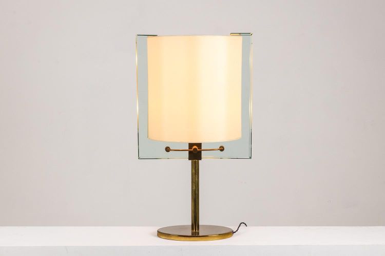 Nathalie Grenon for Fontana Arte, Modernist lamp circa 1940-50.LS6475
