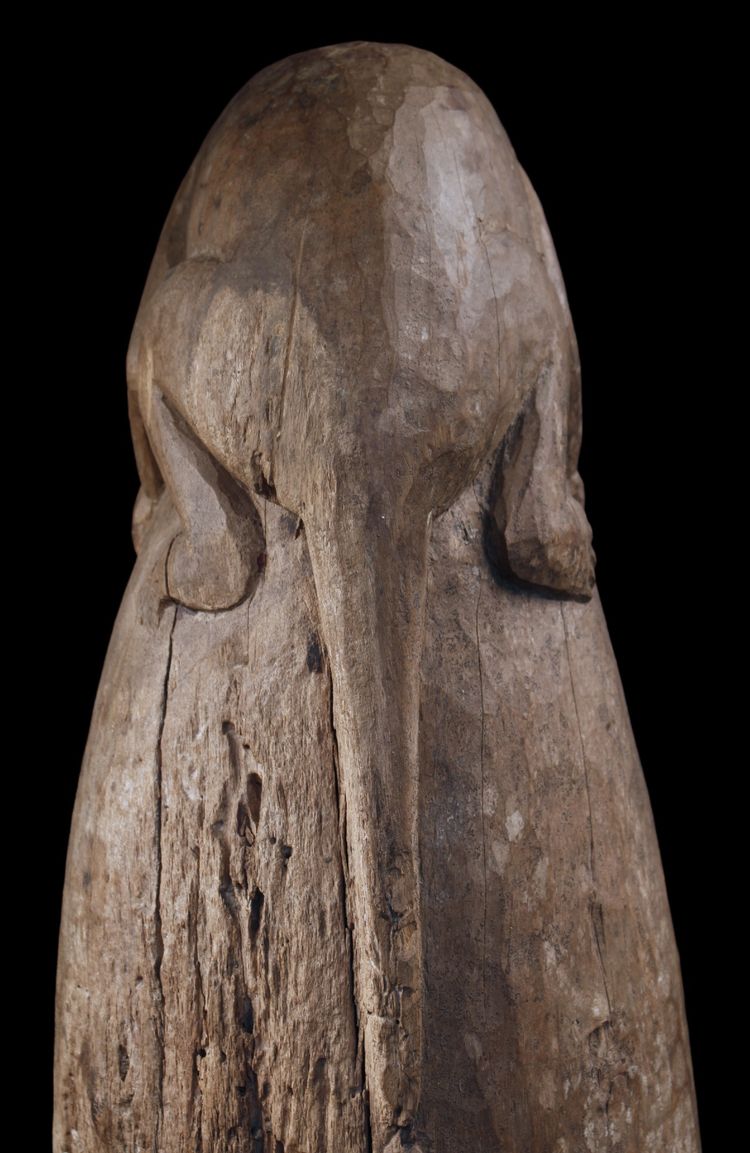 Hauspfosten, Totem, Ozeanische Kunst, Stammeskunst, Ozeanien, Papua-Neuguinea, 142 cm