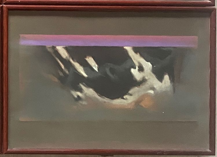 12 animal pastels of cows by Jean-Pierre SAINT (born in 1938)