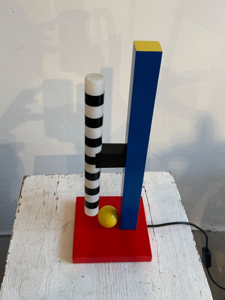 GERARD LAMY M.R.M model lamp in the style of Memphis