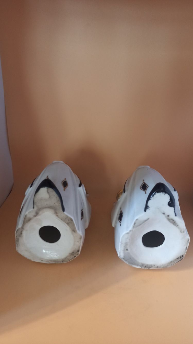 Pair of Pierrot bookends