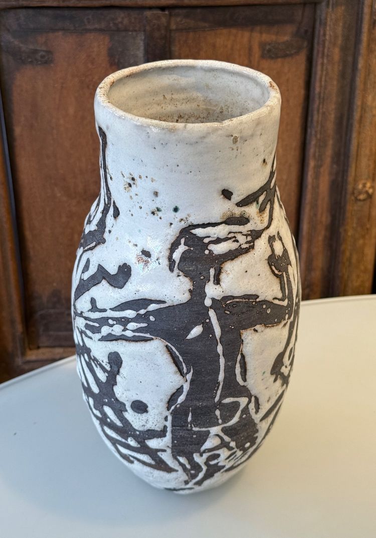 Ramos Vallauris figurative ceramic vase from the 50s/60s